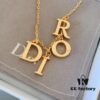 692ff78c99f2d84055c8e126 Dior Christmas Set: Necklace, Hair Clip, and Stud Earrings (Original Packaging, Free Shipping)