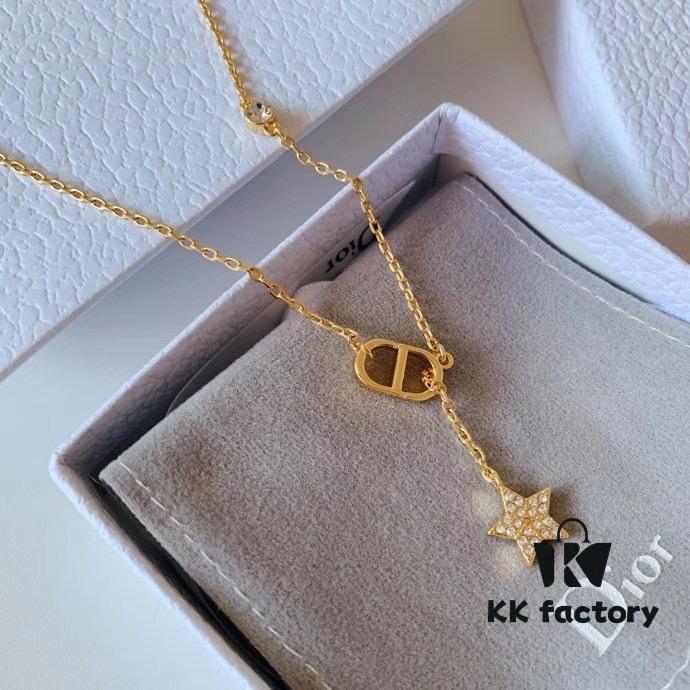 692ff79e99f2d84055c8e14c Dior Christmas Set: Necklace, Bracelet, and Stud Earrings (Original Packaging, Free Shipping)