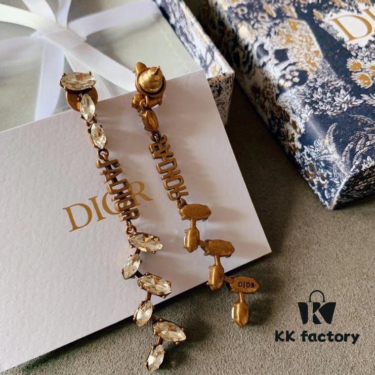 692ff7dd99f2d84055c8e1bc Dior Vintage Long Marquise Stud Earrings, Two Ways to Wear