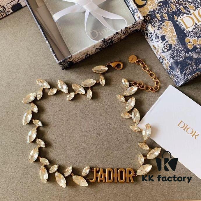 692ff7e099f2d84055c8e1c2 Dior JA Letter Willow Diamond Choker, Beautiful in Every Way You Wear It
