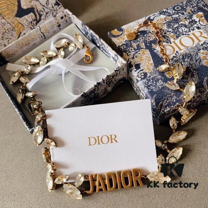 692ff7e399f2d84055c8e1c4 Dior JA Letter Willow Diamond Choker, Beautiful in Every Way You Wear It