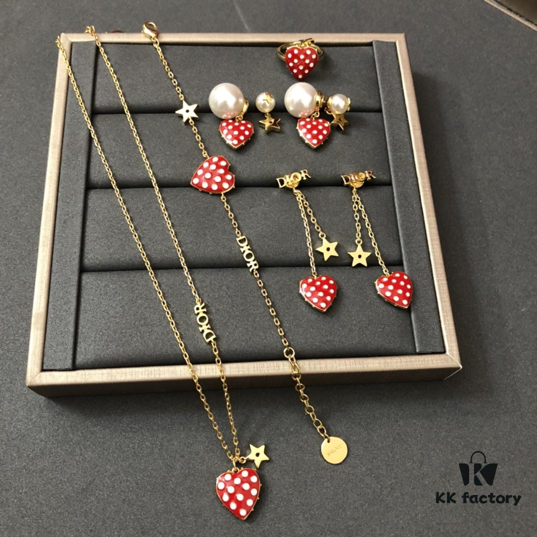 692ff7e799f2d84055c8e1cb Dior Limited Edition Valentine's Gift - Strawberry Heart with Vintage Brass Design