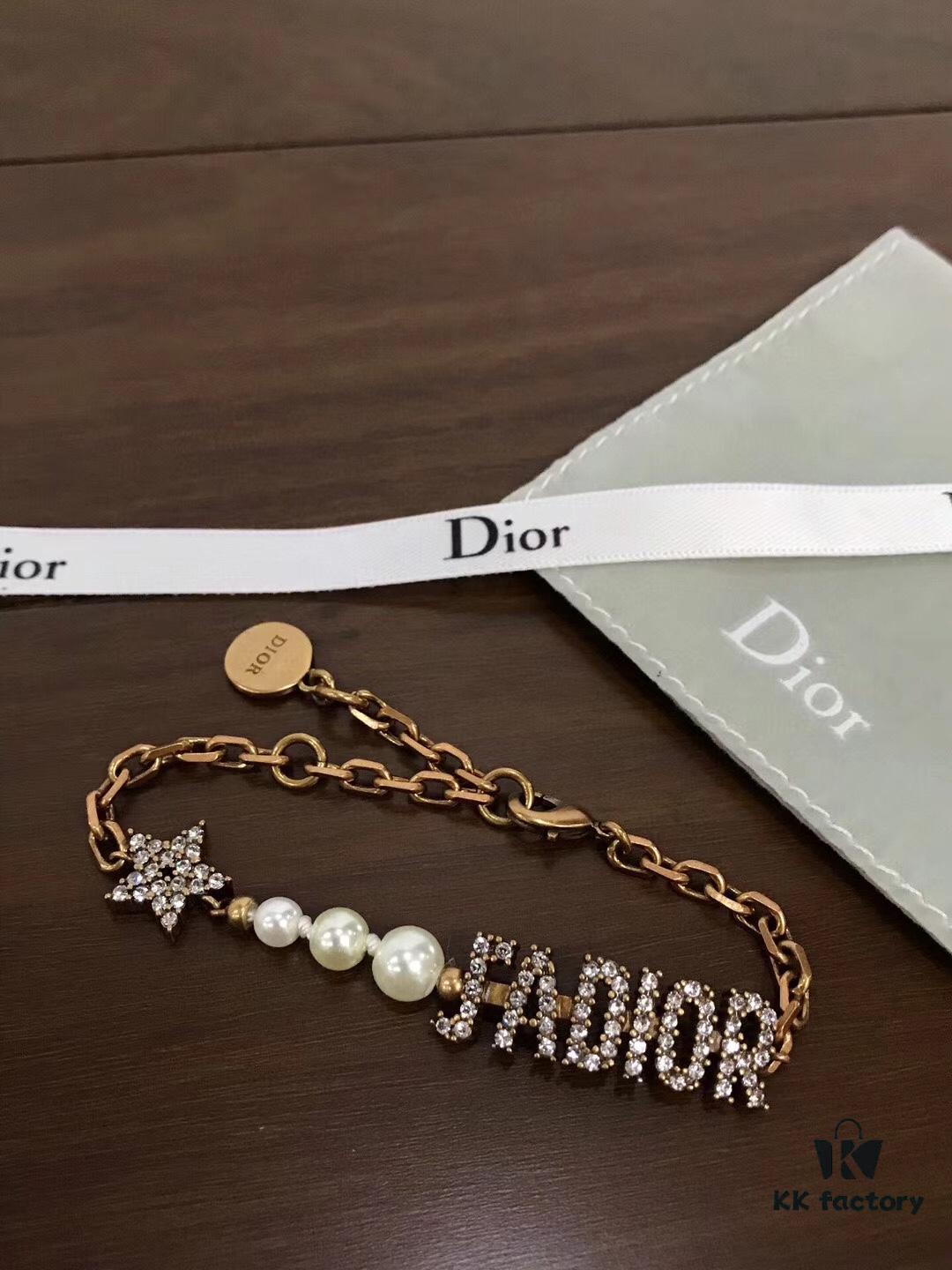 692ff7ea99f2d84055c8e1d1 Jadior Letter Bracelet with Full Diamond Design, Pearl and Metal Accents, Adjustable Length for All Wrist Sizes