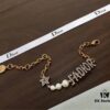 692ff7ec99f2d84055c8e1d4 Jadior Letter Bracelet with Full Diamond Design, Pearl and Metal Accents, Adjustable Length for All Wrist Sizes
