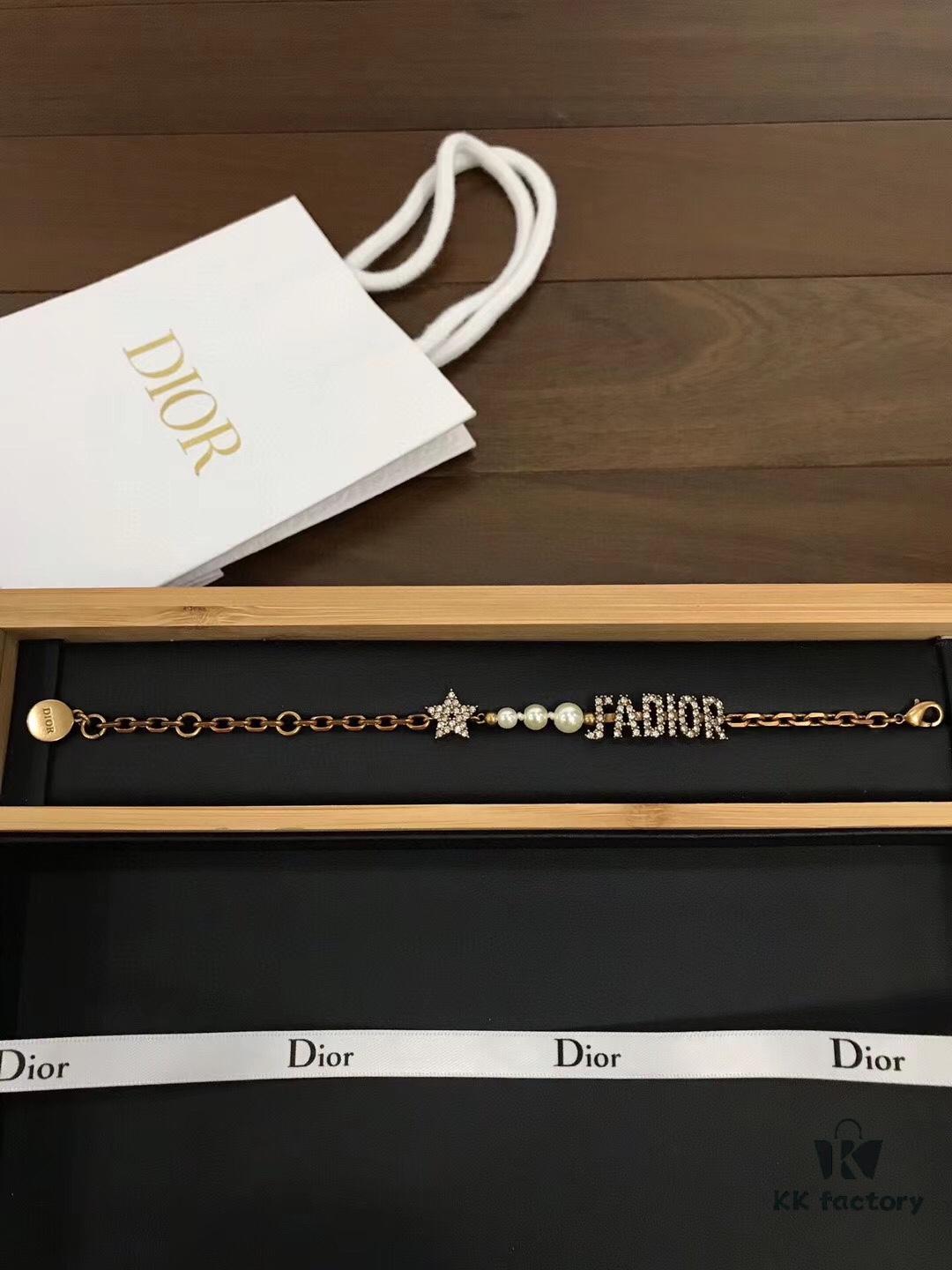 692ff7ec99f2d84055c8e1d5 Jadior Letter Bracelet with Full Diamond Design, Pearl and Metal Accents, Adjustable Length for All Wrist Sizes