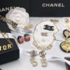 692ff83099f2d84055c8e235 2021 Dior Chanel Autumn/Winter New Arrival Earrings, Necklace, Bracelet, Ring, 1:1 Authentic Replica with Engraved Logo, Brass Material with Sterling Silver Pin