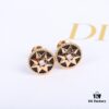 692ff83399f2d84055c8e23a Dior Rose des Vents Collection - 18K Gold Plated Real Diamond Stud Earrings, Two Colors Available: Gold with White Shell, Rose Gold with Pink Opal