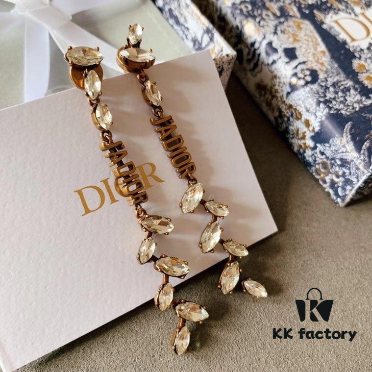 692ff85799f2d84055c8e26d Dior Vintage Long Marquise Stud Earrings, Two Ways to Wear