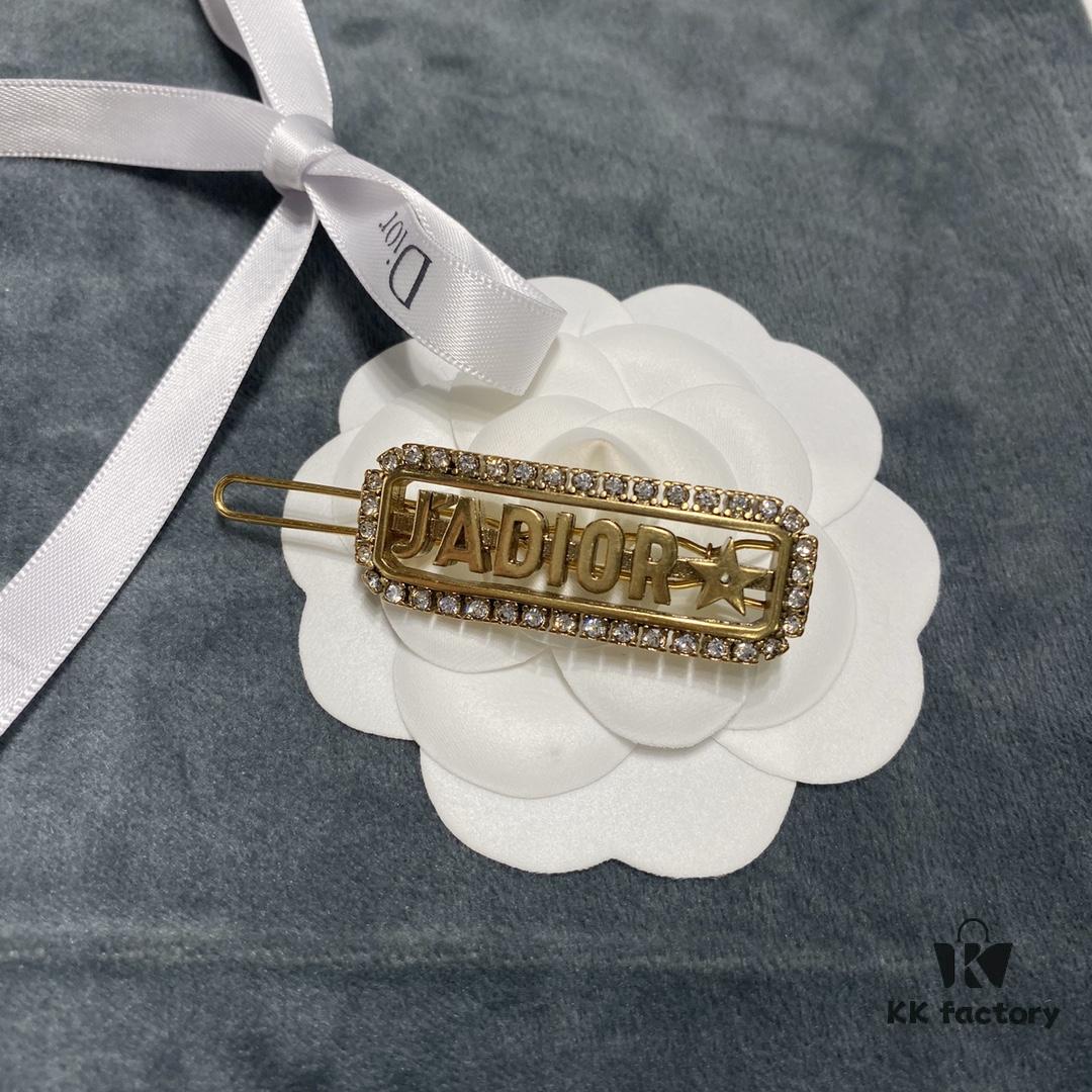 692ff85999f2d84055c8e26f Dior Beautiful JA Letter Wheat Spike Sparkling Rhinestone Hair Clip, Super Gorgeous to Wear 👑