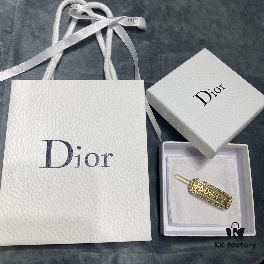 692ff85a99f2d84055c8e272 Dior Beautiful JA Letter Wheat Spike Sparkling Rhinestone Hair Clip, Super Gorgeous to Wear 👑