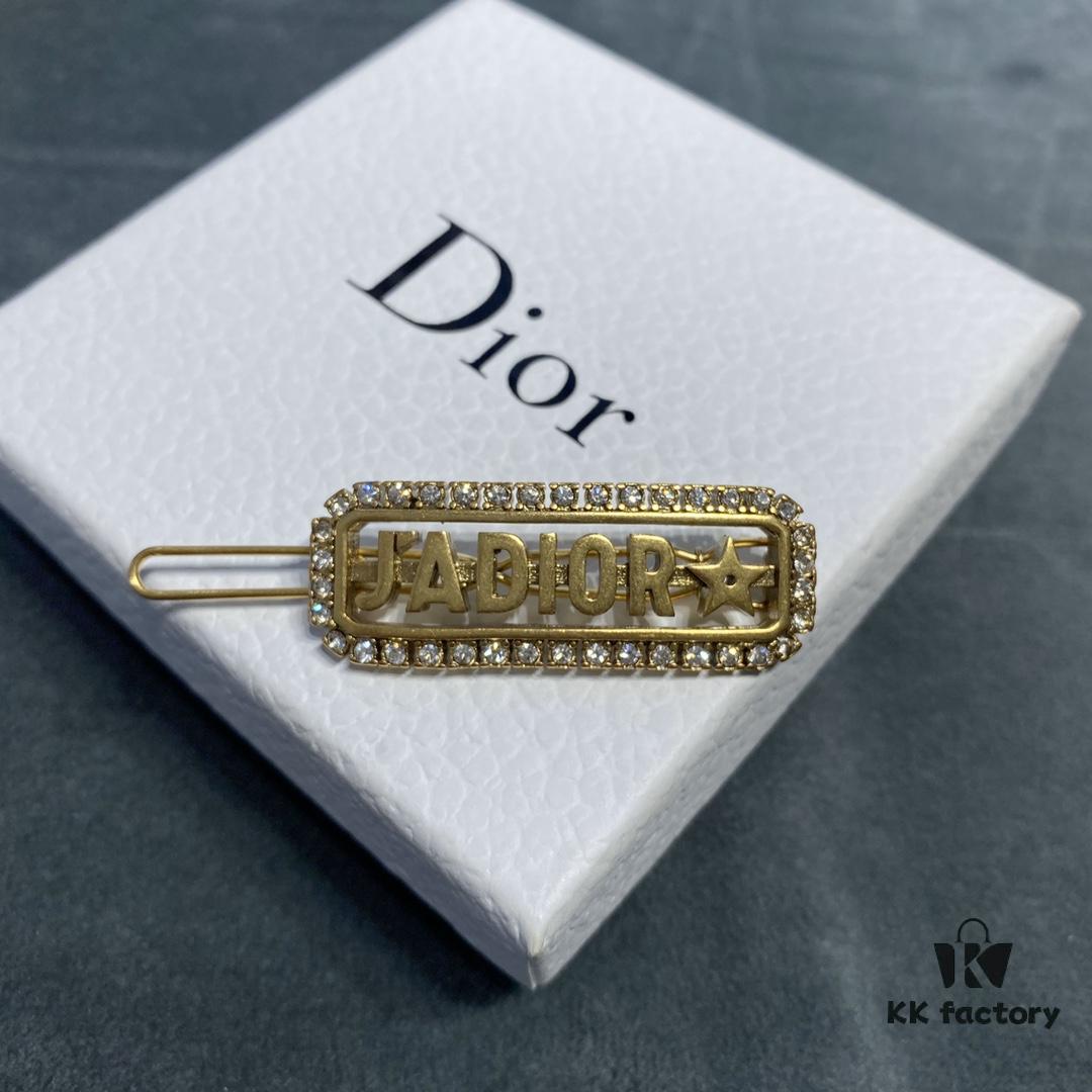 692ff85a99f2d84055c8e273 Dior Beautiful JA Letter Wheat Spike Sparkling Rhinestone Hair Clip, Super Gorgeous to Wear 👑