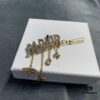 692ff86899f2d84055c8e289 Bee-inspired Dior-style Tassel Drop Hair Clip, Brass Material