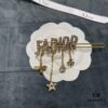 692ff86899f2d84055c8e28a Bee-inspired Dior-style Tassel Drop Hair Clip, Brass Material