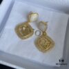 Dior New Logo Square Stud Earrings