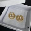 Dior New CD Full Diamond Stud Earrings ✨