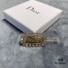 692ff88799f2d84055c8e2bb Dior Retro Copper Rhinestone JA Letter Square Hair Clip, Exuding Elegance Even Through the Screen, Must-Have 🌈💕
