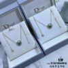 692ff8ce99f2d84055c8e32e Dior Compass Necklace 😊 Victoire de Castellane Reinterprets Mr. Dior's Lucky Star – the Eight-pointed Star – with a Wind Rose Design, Adorned with Intertwined Wheat Sheaves That Swing Playfully on the Chain, Alternating Between a Hardstone Face and a Wind Rose Face