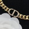 692ff8d999f2d84055c8e342 Dior New Style Letter Diamond-Paved Fashion Necklace and Bracelet