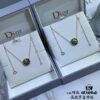 692ff8db99f2d84055c8e345 Dior Compass Necklace 😊 Victoire de Castellane Reinterprets Mr. Dior's Lucky Star – the Eight-pointed Star – with a Wind Rose Design, Adorned with Intertwined Wheat Sheaves That Swing Playfully on the Chain, Alternating Between a Hardstone Face and a Wind Rose Face
