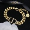 692ff8db99f2d84055c8e346 Dior New Style Letter Diamond-Paved Fashion Necklace and Bracelet