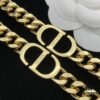 692ff8db99f2d84055c8e347 Dior New Style Letter Diamond-Paved Fashion Necklace and Bracelet