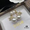 692ff8dd99f2d84055c8e34b Dior New Star Pearl Diamond-Paved Elegant Vintage Stud Earrings