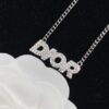 692ff8e099f2d84055c8e351 Dior New Diamond-Inlaid Letter Fashion Elegant Necklace