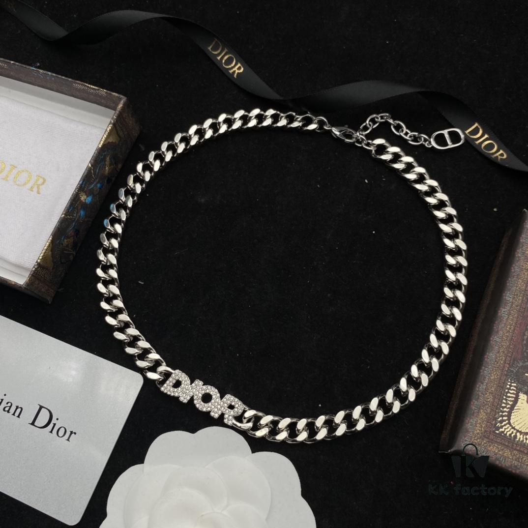 692ff8e699f2d84055c8e35a Dior Diamond-Studded Fashion Set with DIOR Lettering