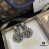 692ff8ff99f2d84055c8e37b Dior New Letter Pearl Diamond-Inlaid Elegant Retro Stud Earrings