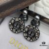 692ff90299f2d84055c8e380 Dior New Letter Pearl Diamond-Inlaid Elegant Retro Stud Earrings