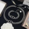Dior New Style Diamond-Encrusted Letter Fashion Elegant Look
