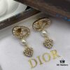 692ff90f99f2d84055c8e394 Dior New Letter Heart Pearl Diamond-Encrusted Vintage Tassel Stud Earrings
