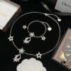692ff92199f2d84055c8e3b6 Dior New Style Letter Star Diamond-Paved Fashion Necklace and Bracelet