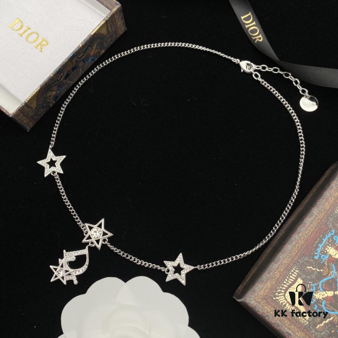 692ff92299f2d84055c8e3bb Dior New Style Letter Star Diamond-Paved Fashion Necklace and Bracelet