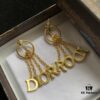 692ff92999f2d84055c8e3ca D Letter Diamond-Inlaid Tassel Fashion Earrings Stud ✨🤎