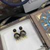 Dior New Style Letter Star Resin Elegant and Individual Stud Earrings