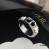692ff93499f2d84055c8e3de DIOR New Diamond-Paved Letter Fashion Elegant Open Ring