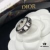 692ff93499f2d84055c8e3df DIOR New Diamond-Paved Letter Fashion Elegant Open Ring