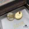 692ff95899f2d84055c8e415 Dior New Model Letter Mother-of-Pearl Diamond-Inlaid Elegant Vintage Stud Earrings