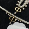 692ff96a99f2d84055c8e429 Dior New Letter Pearl Elegant Vintage Necklace and Bracelet