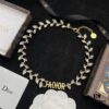 692ff97299f2d84055c8e434 Dior New Diamond-Inlaid Letter Fashion Elegant Set