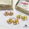 692ff98399f2d84055c8e44d New Arrival DIOR CD Small and Large Pearl Stud Earrings