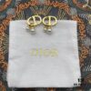 Dior CD Pearl Stud Earrings