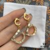 692ff99499f2d84055c8e45c Dior CD Stud Earrings with Top Zircon, Pearl, Elegant and Low-key, Super Beautiful