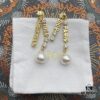 692ff99e99f2d84055c8e465 Dior DIOR Tassel Stud Earrings, Retro Style, Available in Two Colors: Yellow Gold and Another Option, Same Material, 925 Silver Post