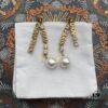 692ff9a299f2d84055c8e469 Dior DIOR Tassel Stud Earrings, Retro Style, Available in Two Colors: Yellow Gold and Another Option, Same Material, 925 Silver Post