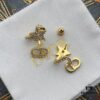 692ff9d099f2d84055c8e48c Dior Star CD Pearl Rhinestone Stud Earrings, Unique Design, High Street Wearability