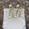 692ff9d999f2d84055c8e497 Dior Star Tassel Stud Earrings, Same Material, 925 Silver Pin