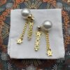 692ff9dc99f2d84055c8e49b Dior Star Tassel Stud Earrings, Same Material, 925 Silver Pin