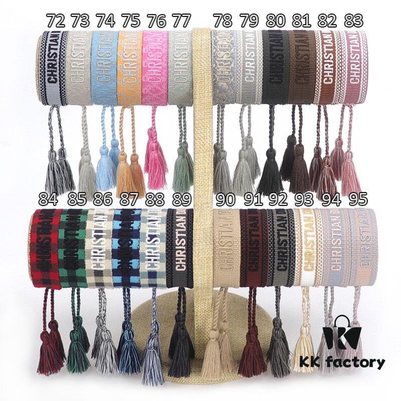 692ff9dc99f2d84055c8e49c Dior Bracelet Top Version 🌟 Clear and Full Logo Print at the Bottom, Rounded and Vivid ‼️ ZP Used for Prototype Already Shows Signs of Wear, One Notable Detail ️ Is That the Font of the Letters Is Slightly Irregular, Not Perfectly Aligned. Authentic Design Reference 🌟 Vintage Aesthetic with Distressed Styling, Upgraded Materials and Complex Craftsmanship, Worn by Numerous Celebrities – Grab Yours Now! New Colors Continuously Updated...